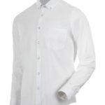 Chemise Mars - Blanc, M, 80% polyester. 20% polyamide, 1 pcs