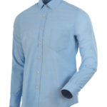 Chemise Mars - Bleu ciel, S, 80% polyester. 20% polyamide, 1 pcs