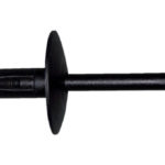 Rivet aveugle en plastique Type 1 - 6 mm, 2.8-5 mm, 5.8 mm, 19 mm, 25 pcs