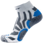 Chaussettes d'été - Gris. Bleu, 45-47, 69% polyamide. 27% polyester. 4% élasthanne, 40°C, 1 pcs