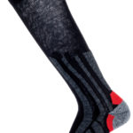 Chaussettes d'hiver - 39-41, Noir. Rouge, 36% acrylique. 21% polyamide. 22% laine. 18% polyester. 3% élasthanne, 40°C, 1 pcs