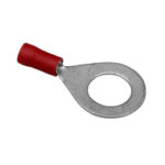 Cosse à œil isolée, insertion facile - 0.5-1.5 mm², Rouge, M10, -15 à 75 °C, 100 pcs