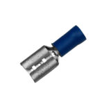 Cosse électrique à sertir, cosse plate femelle - 1.5-2.5 mm², Bleu, 6.3x0.8mm, -15 à 75 °C, 100 pcs/300 pcs