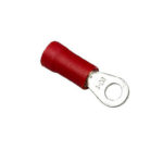 Cosse à œil isolée, insertion facile - 0.5-1.5 mm², Rouge, M3, -15 à 75 °C, 100 pcs