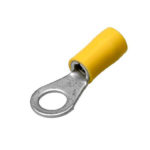 Cosse à œil isolée, insertion facile - 4-6 mm², Jaune, M6, -15 à 75 °C, 50 pcs/200 pcs