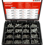 Vis tête hexagonale, entièrement filetées, assortiment A2 - Acier inoxydable, Brut, 430 PCS, 6957 g, 1 pcs