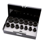 Coffret d’extracteurs de vis 1/2 pouce, 14 pièces - 14 PCS, 1 pcs