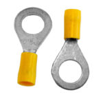 Cosse à œil isolée, insertion facile - 4-6 mm², Jaune, M10, -15 à 75 °C, 50 pcs/200 pcs