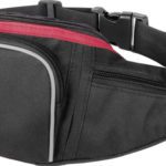 Sacoche de ceinture X-Finity - 100% polyester, Noir, 157 g, Taille unique, 1 pcs
