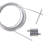 Kit attache Ø 1,5 mm + embout butée simple - 1 m, 1.5 mm, 2 PCS, 1 pcs
