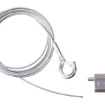 Kit attache Ø 1,5 mm + embout simple mousqueton - 1 m, 1.5 mm, 2 PCS, 1 pcs