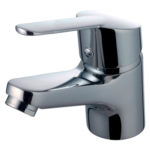 Mitigeur lavabo INTEMPO C3 avec vidage - Laiton. convient à l'eau potable, Chromé, 105 mm, 45 mm, 1 pcs