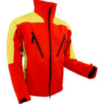 Veste de pluie - M, Rouge. Jaune, Revêtement polyuréthane, 1 pcs