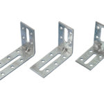 Equerre de fixation renforcée - 50 x 55 x 30 mm, 2.4 kg, 8 PCS, 2 mm, 50 pcs