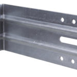 Equerre longue de bardage pour ITE (Isolation Thermique par l'Extérieur) - 180 mm, 320 g, 46 x 80 mm, 2 mm, 25 pcs