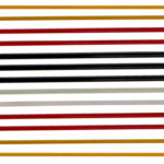 Kit baguette tire fils de rechange - 4 mm, Jaune, 1000 mm, Fibre de verre, 1 pcs