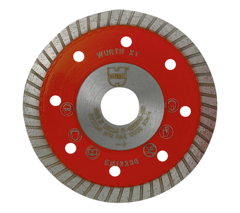 Disque diamant jante continue pour le carrelage 115 mm