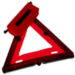 Triangle de pré-signalisation - Noir. Rouge, 60 cm, 64 cm, 45 cm, 1 pcs