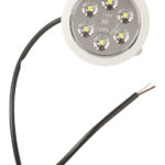 Plafonnier à LED rond mini - 85 mm, 15.2 mm, 0.5 m, 12 V/CA, 1 pcs