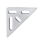 Equerre VARIFIX® — C2C - 36x36mm. 41x41mm. 41x44mm. 41x62mm. 41x82mm. 41x124mm. 41x22mm. 41 x 128 mm. 41 x 86 mm, 106 mm, 106 mm, 6 mm, 25 pcs