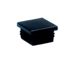 Bouchon d'extrémité pour rail - C2C - 41x22mm. 41x44mm, Polyéthylène - PE, Noir, 50 pcs