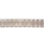 Barette de connexion - 152 x 25.8 mm, 152 mm, 25.8 mm, 6.3 mm, 10 pcs