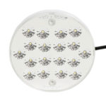 Plafonnier rond 18 Leds 24V - 18 PCS, 22 mm, 0.5 m, 24 V/CC, 1 pcs