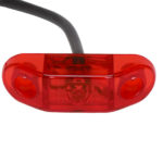 Feu de contour/arrière LED MINI 24 V - Fixation directe, LED, Rouge, Avec câble, 1 pcs