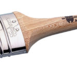Pinceau ovale - Soie de Chine, Bois, 70 mm, 1 pcs
