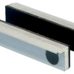 Mors en aluminium avec revêtement en caoutchouc synthétique - 150 mm, Aluminium, 1 pcs