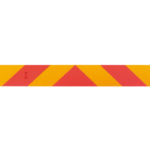 Dispositif réfléchissant à chevrons pour tracteurs et camions non articulés - 1 pcs