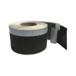 Ruban d'étanchéité extérieur HPV - 100 mm, Noir, Polypropylène recouvert d'aluminium, 25 m, 4 pcs