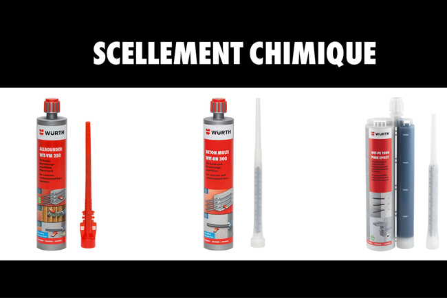 Scellement chimique wurth