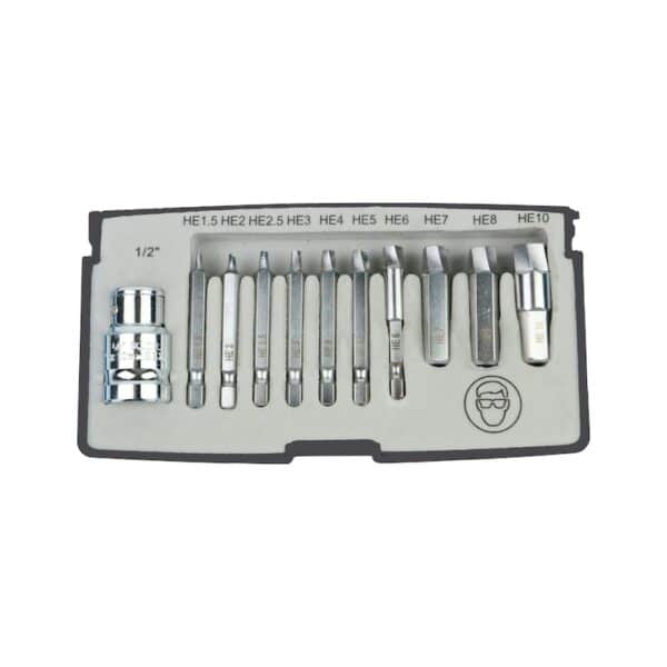 Super Grip, kit d'embout à six pans mâle