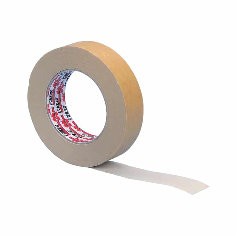 Ruban De Masquage Crêpe ALFA 563 - 100 Mm X 25 M, Lot De 2, Papier Kraft 35g/m² - Pour Peinture, Bricolage