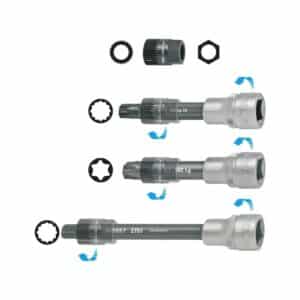 Kit d'outils pour poulie de courroie striée 4 pcs