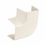 Angle plat 90° - 60 mm, 80 mm, Blanc pur RAL 9010, 0.940 kg