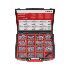 Assortiment de vis autoformeuses, tête plate