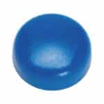 Bouchon pour vis de plaque d'immatriculation - Bleu, Plastique, Oui, 11.5 mm