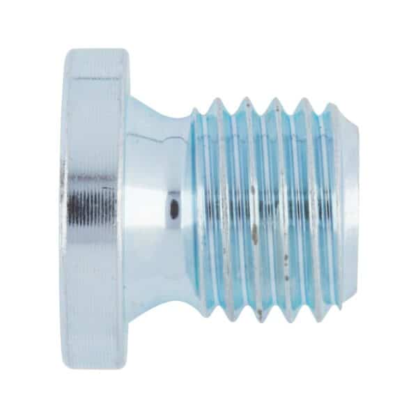 Bouchon six pans mâle et embase à filetage cylindrique