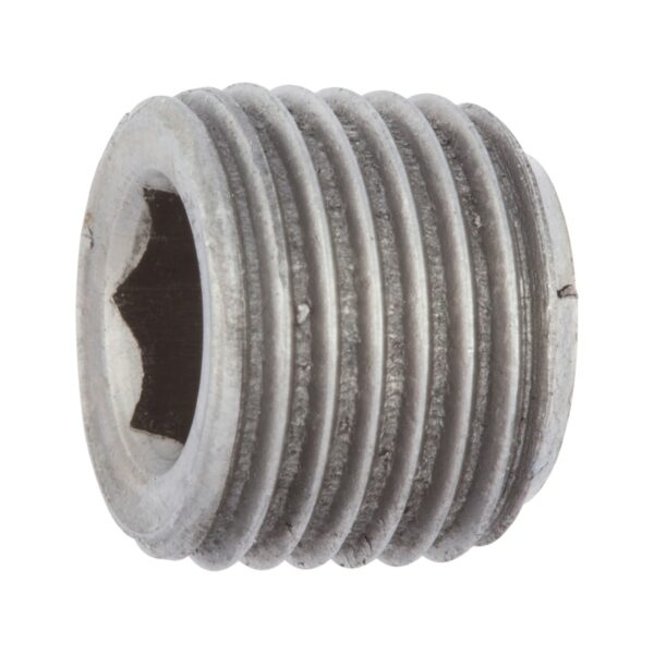 Bouchon six pans mâle, filetage conique
