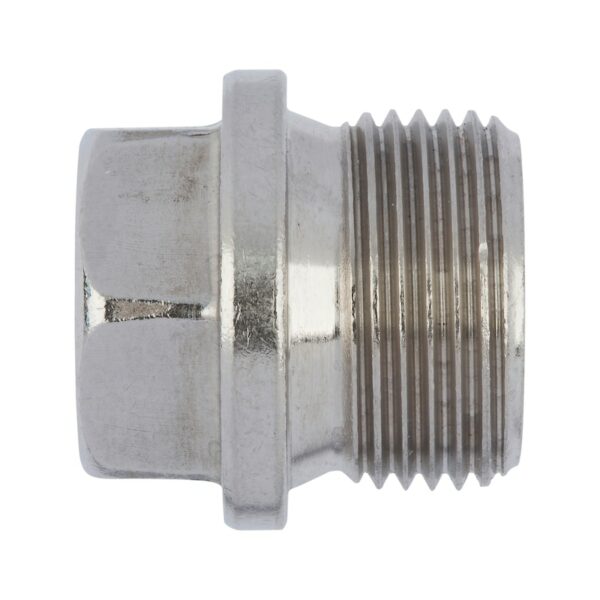 Bouchon à embase, tête hexagonale, filetage cylindrique