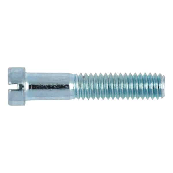 Vis tête cylindrique plate, à fente, tête réduite
