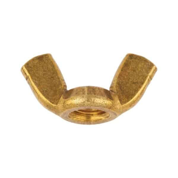 Ecrou à oreilles, forme d'aile à rebord (forme américaine)
