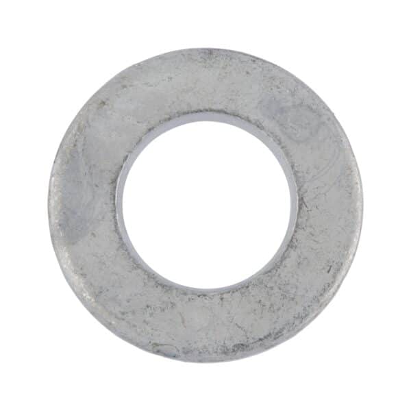 Rondelle plate pour boulons et écrous hexagonaux DIN 125, acier galvanisé à chaud, dureté 140 HV