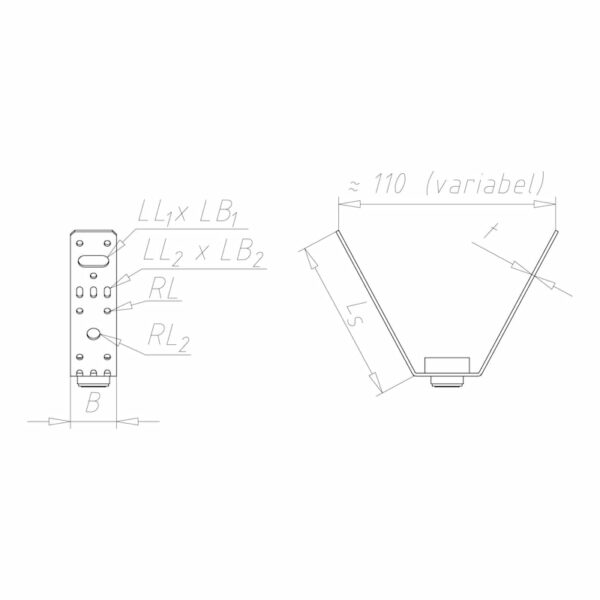 Support trapézoïdal – Image 2