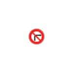 Panneaux de type B - Interdiction / fin d'interdiction / stationnement - B2b, 450 mm, RA1/A, 1130 g