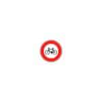 Panneaux de type B - Interdiction / fin d'interdiction / stationnement - B9b, 450 mm, RA1/A, 1130 g
