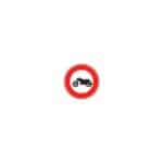 Panneaux de type B - Interdiction / fin d'interdiction / stationnement - B9h, 450 mm, RA1/A, 1130 g
