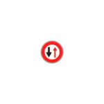 Panneaux de type B - Interdiction / fin d'interdiction / stationnement - B15, 450 mm, RA1/A, 1130 g